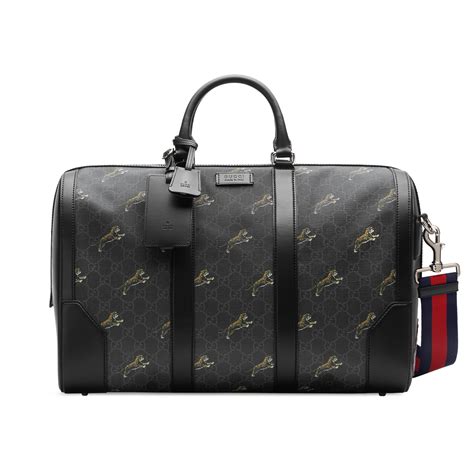 gucci bestiary carry-on duffle with tigers